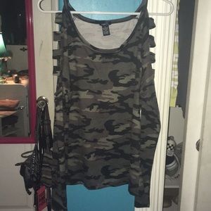 Long sleeve camo shirt